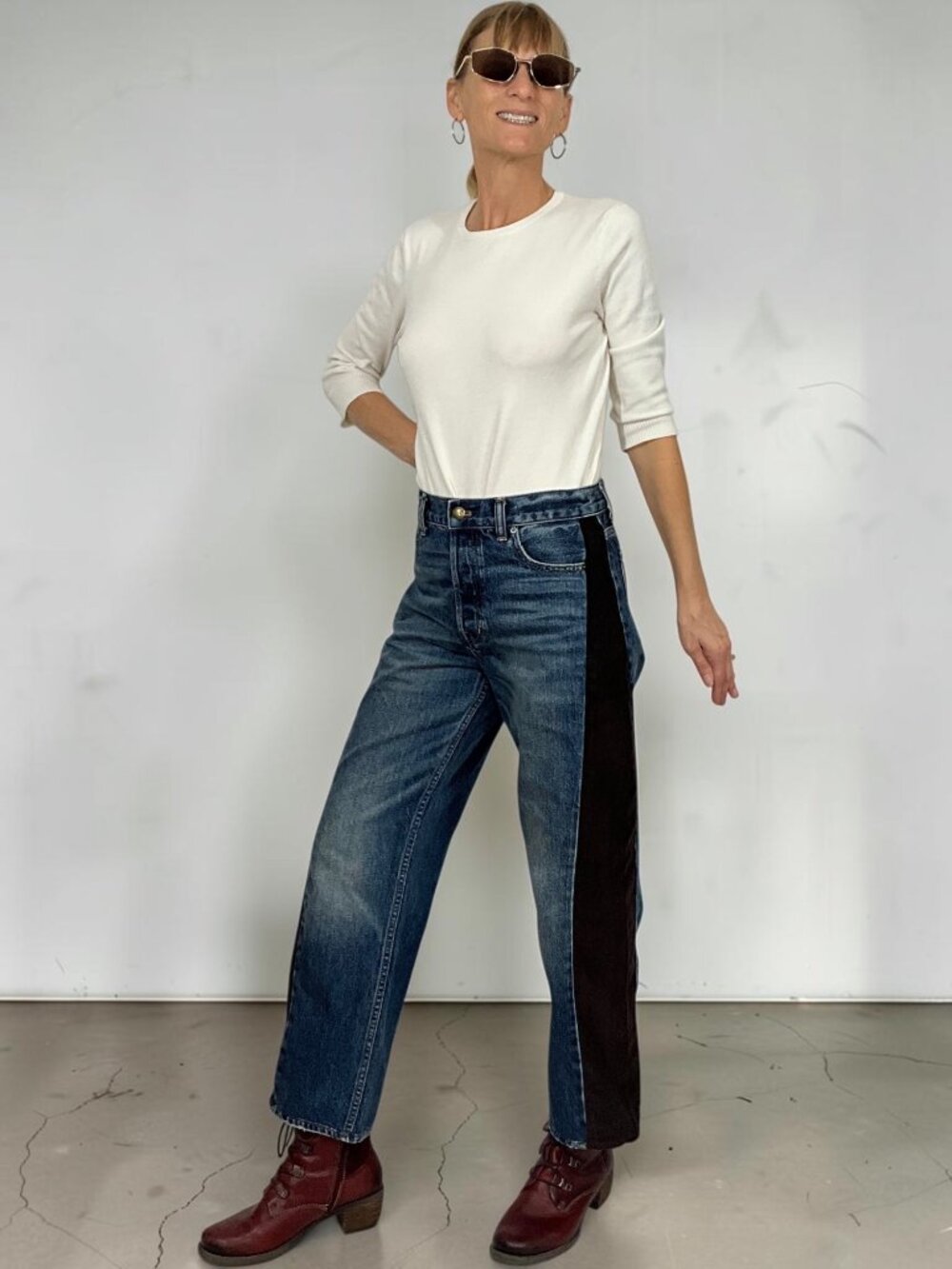 Madewell x Kaihara Denim Pieced Barrel Leg Jean 25 Denim Corduroy Fall Fashion